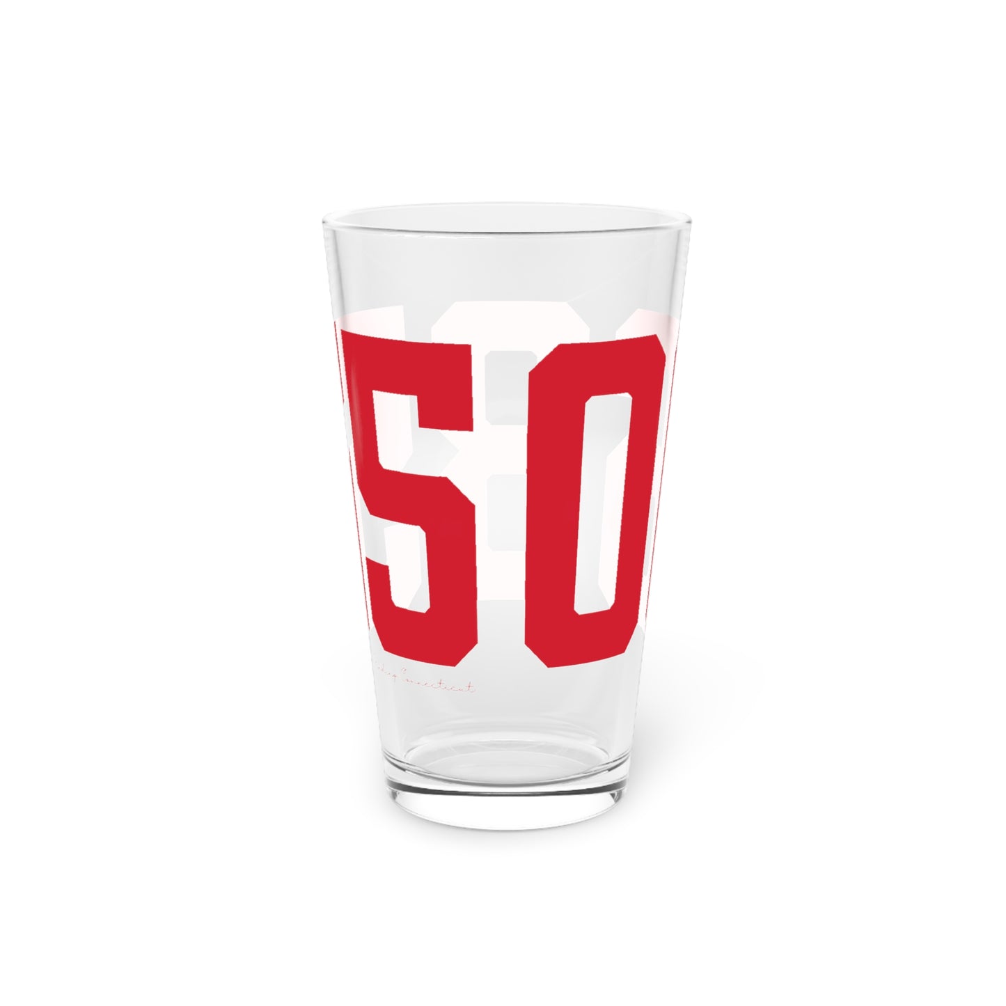 06855 Norwalk Connecticut Zip Code Pint Glass, 16oz