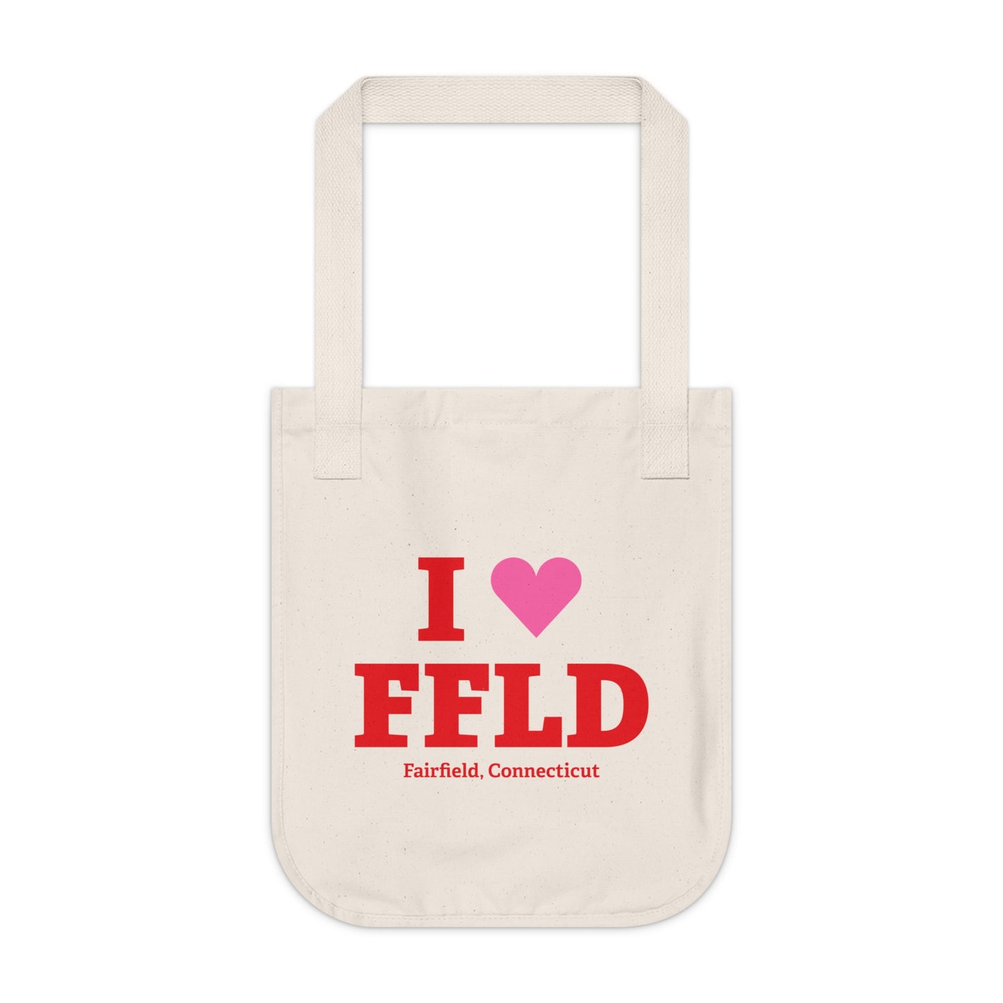 I Heart FFLD Organic Canvas Tote Bag