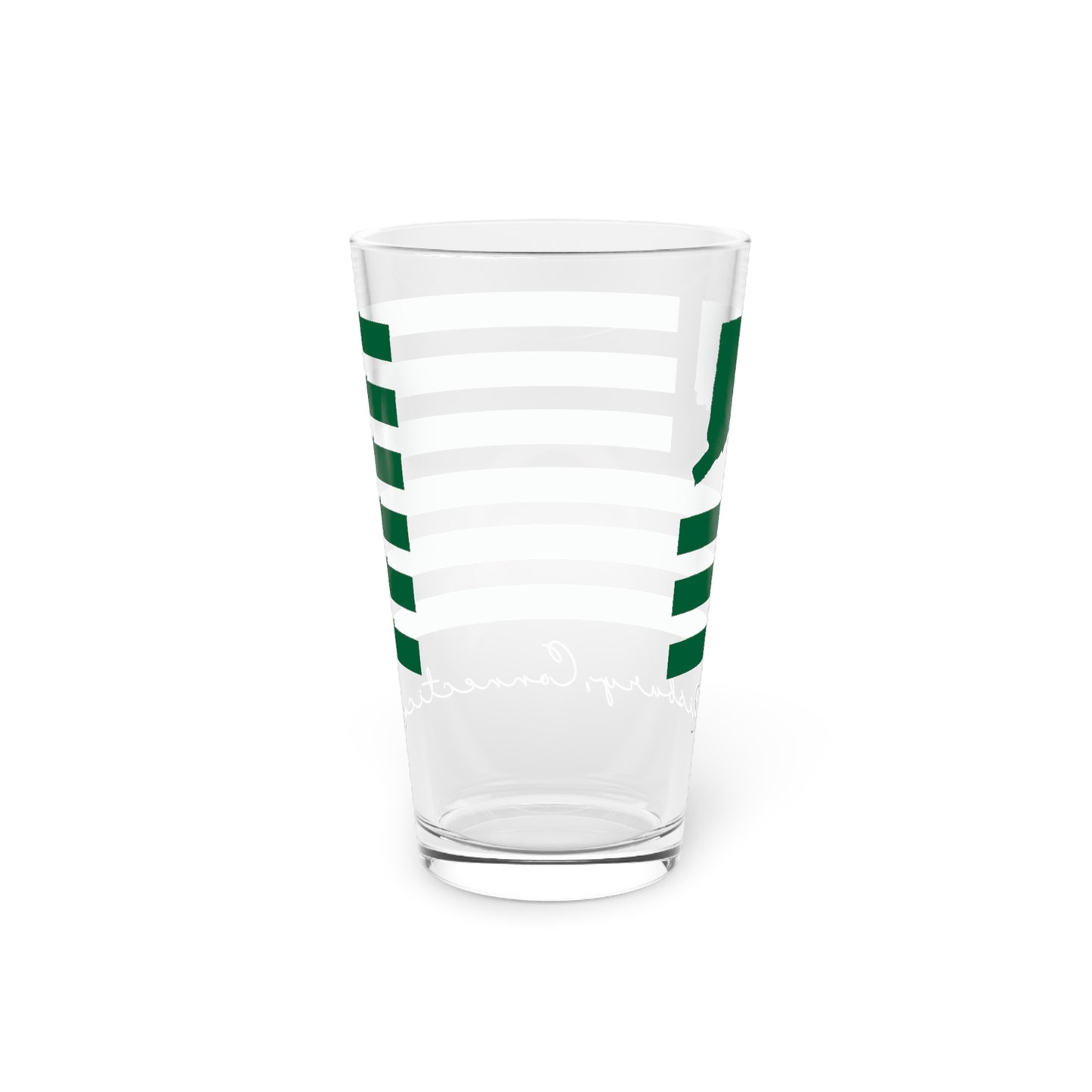Salisbury Connecticut St. Patrick’s Day Flag Pint Glass, 16oz