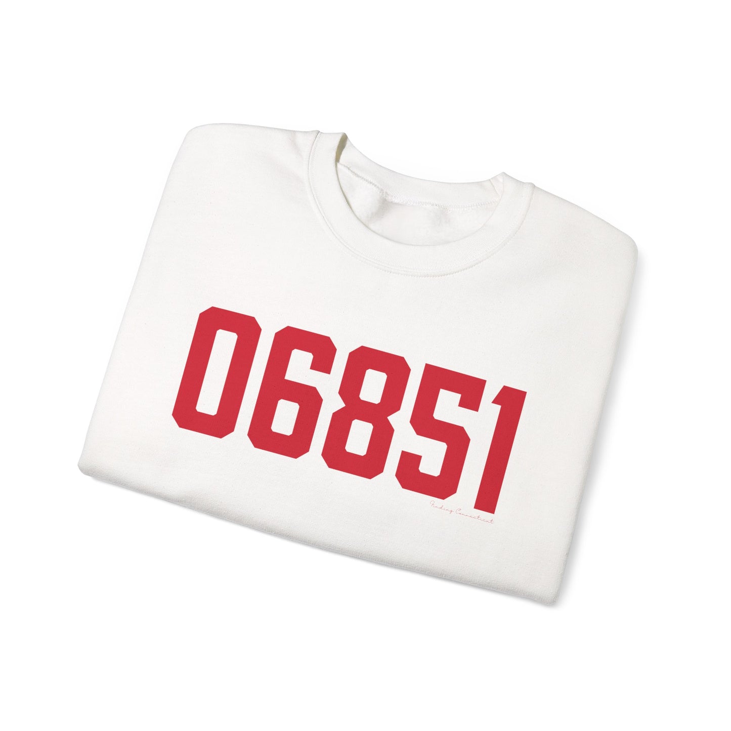 06851 Norwalk Connecticut Zip Code Unisex Heavy Blend™ Crewneck Sweatshirt