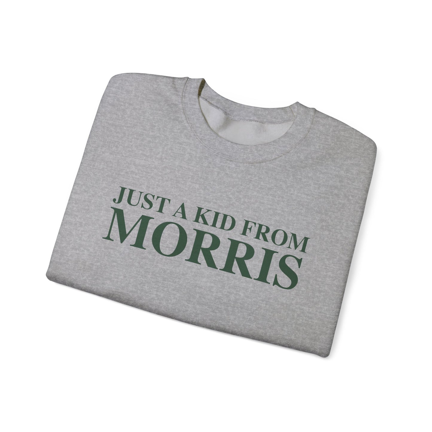 Just a kid from Morris Unisex Heavy Blend™ Crewneck Sweatshirt