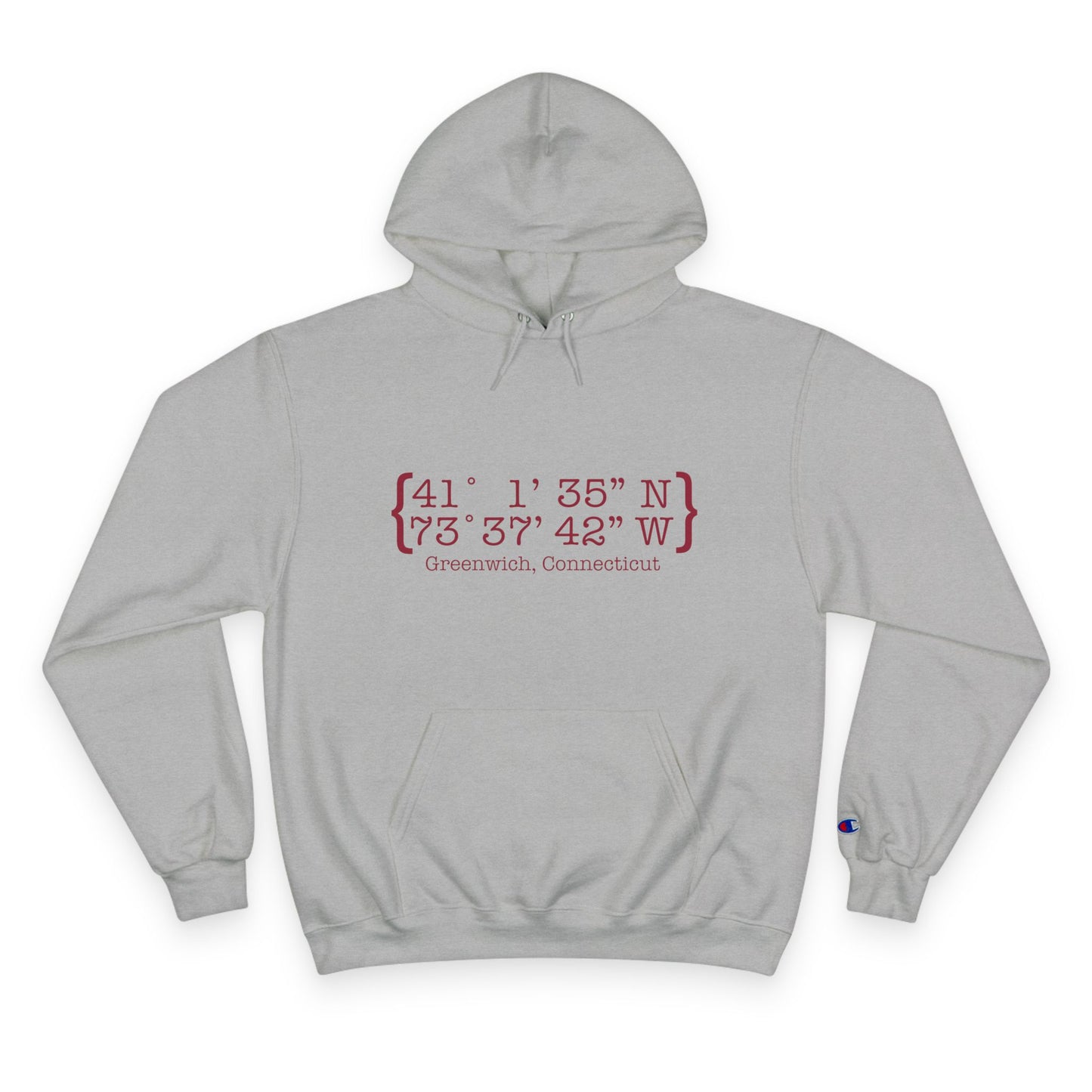 Greenwich Coordinates Champion Hoodie