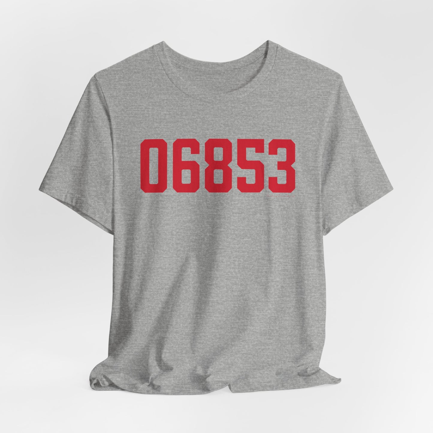 06853 Norwalk Connecticut Zip Code Unisex Jersey Short Sleeve T-Shirt