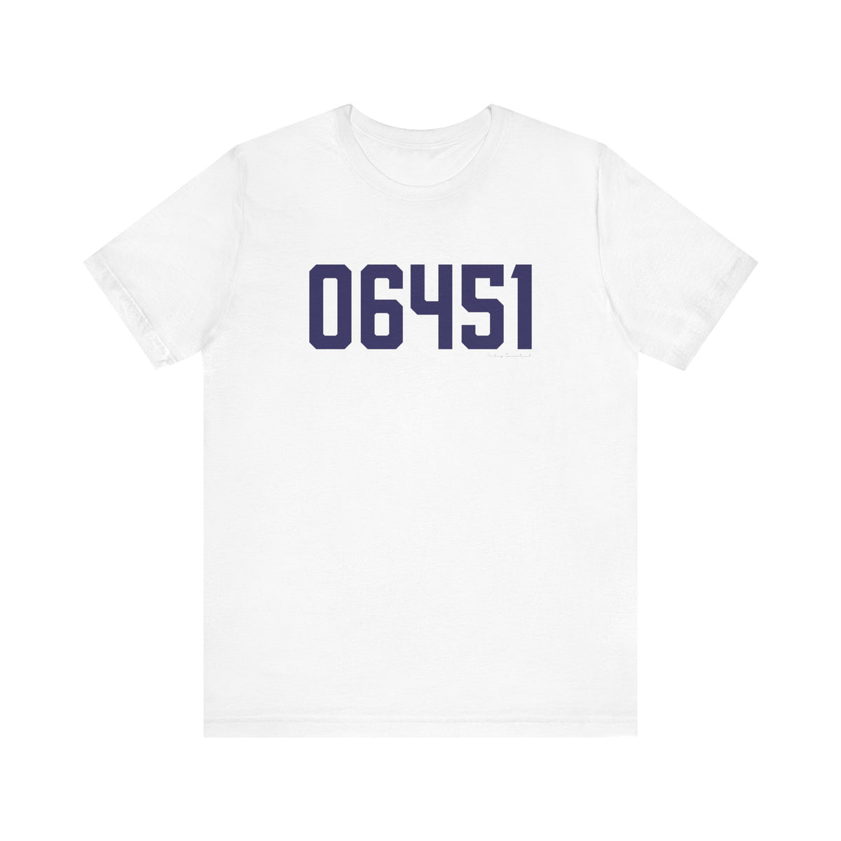 06451 Meriden Connecticut Zip Code Unisex Jersey Short Sleeve T-Shirt