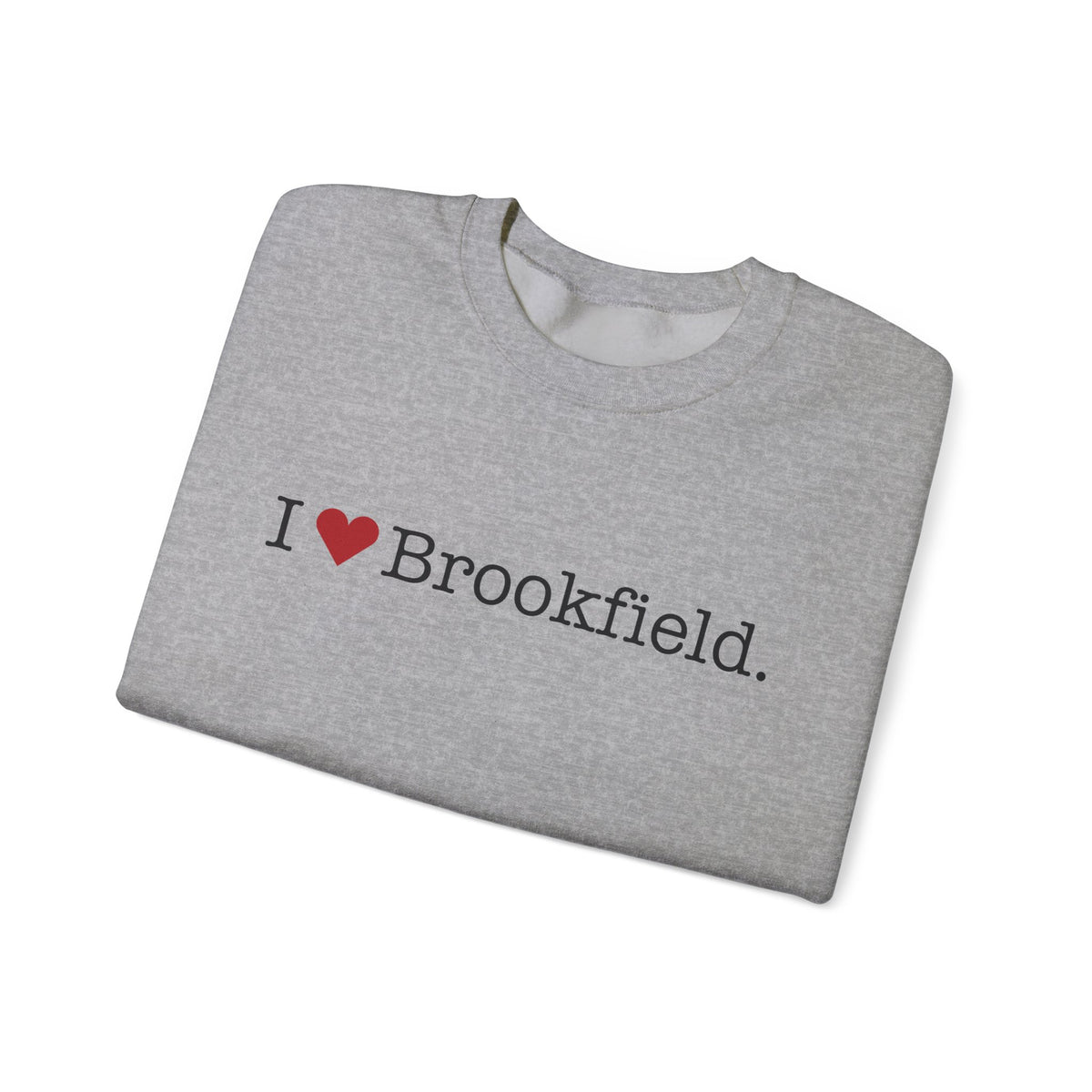 I Heart Brookfield. Unisex Heavy Blend™ Crewneck Sweatshirt
