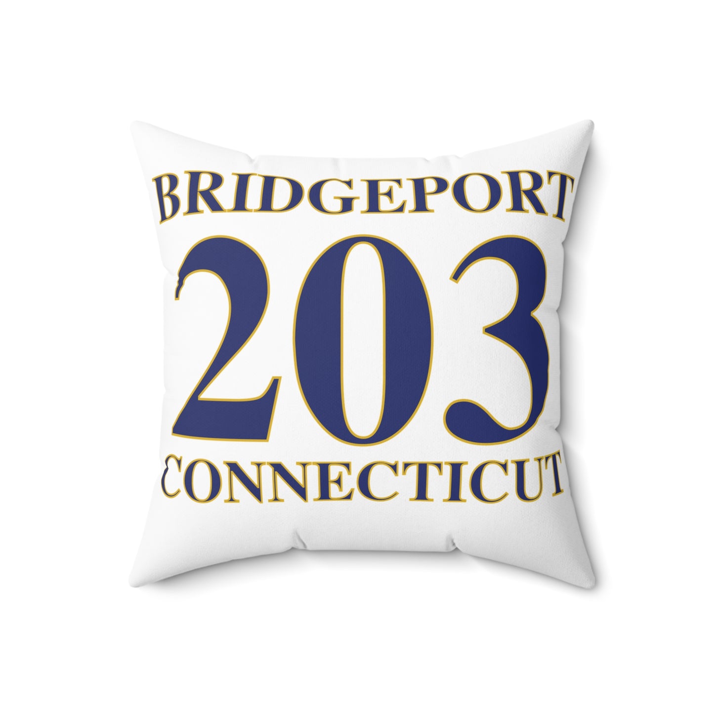 Bridgeport 203 Connecticut Spun Polyester Square Pillow