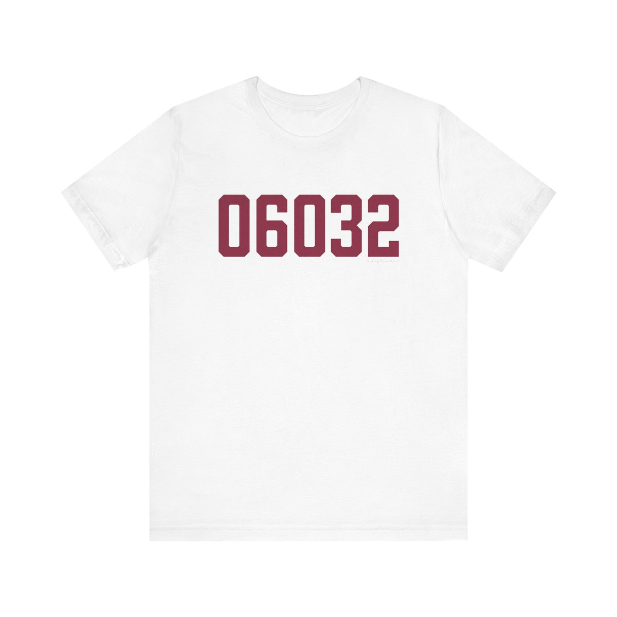 06032 Farmington Connecticut Zip Code Unisex Jersey Short Sleeve T-Shirt