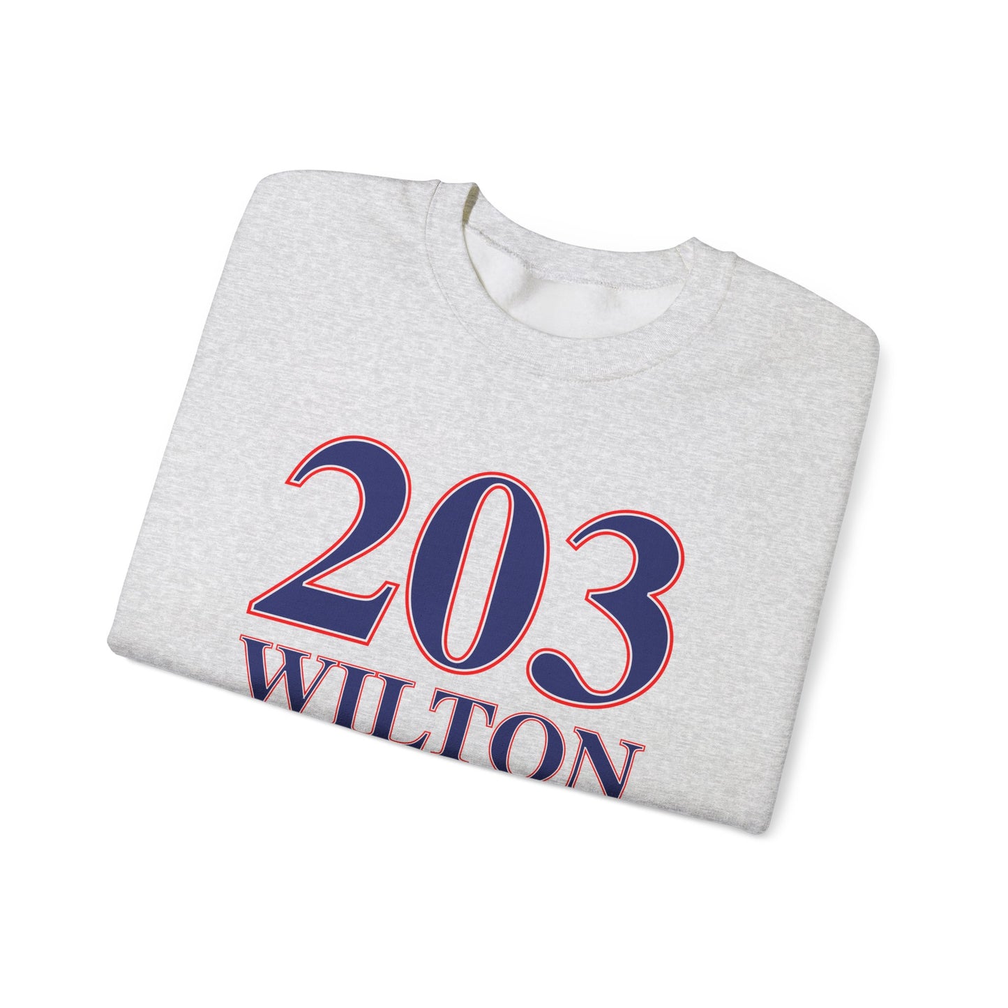 203 Wilton Red White & Blue Unisex Heavy Blend™ Crewneck Sweatshirt