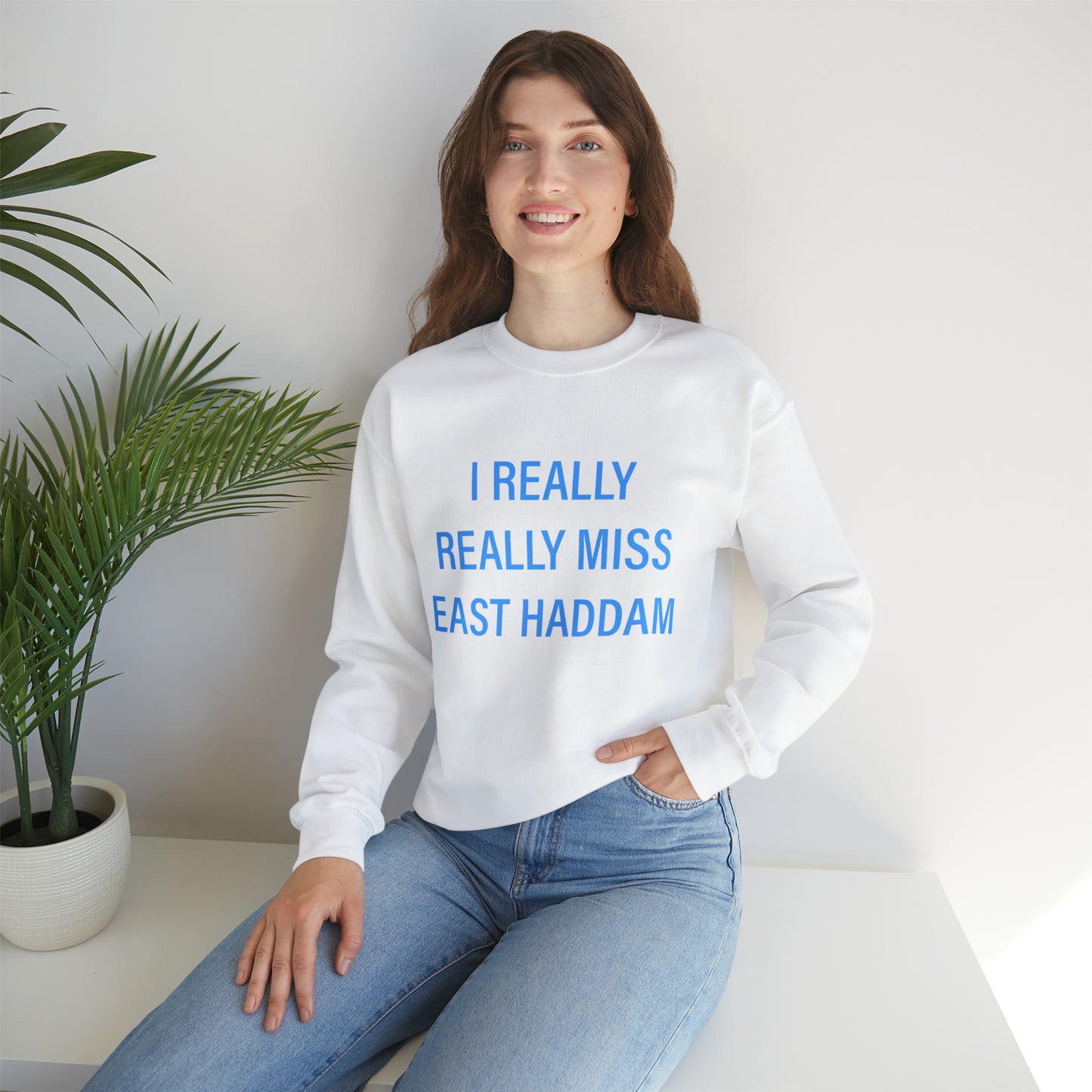 I Really Really Miss East Haddam Unisex Heavy Blend™ Crewneck Sweatshirt