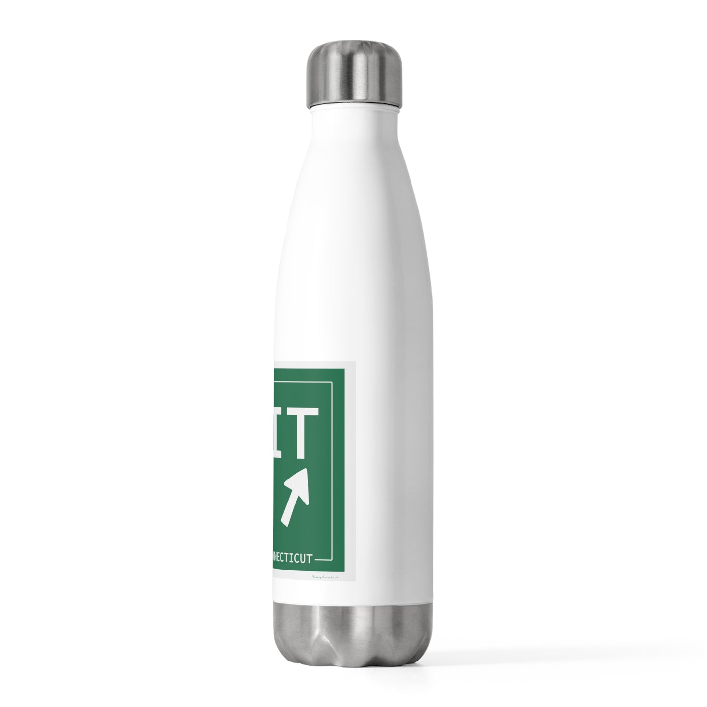 Vintage Exit 53 Merritt Parkway Sign 20oz Insulated Bottle