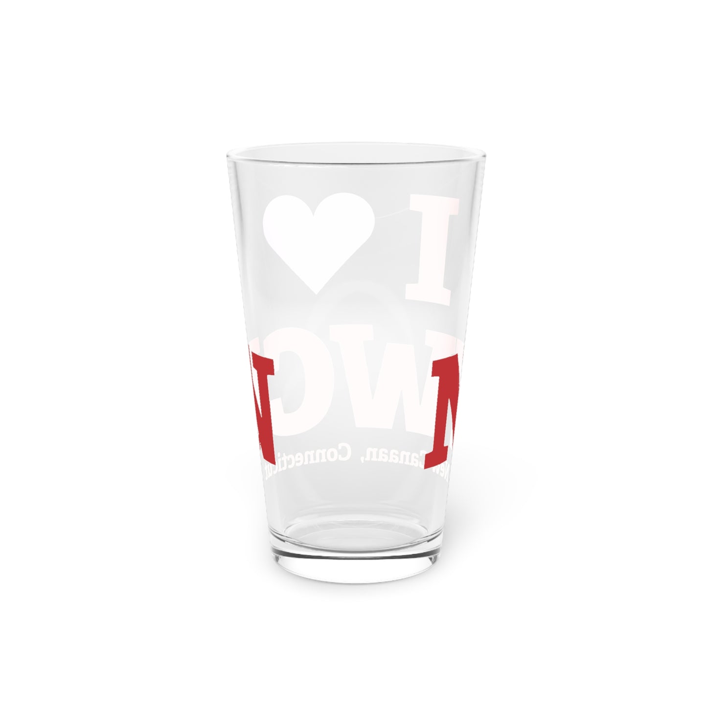 I Heart NWCN Pint Glass, 16oz