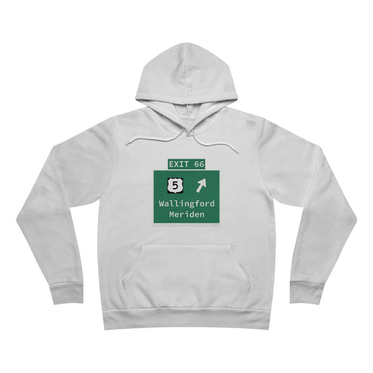 Vintage WCP Exit 66 Sign Unisex Sponge Fleece Pullover Hoodie