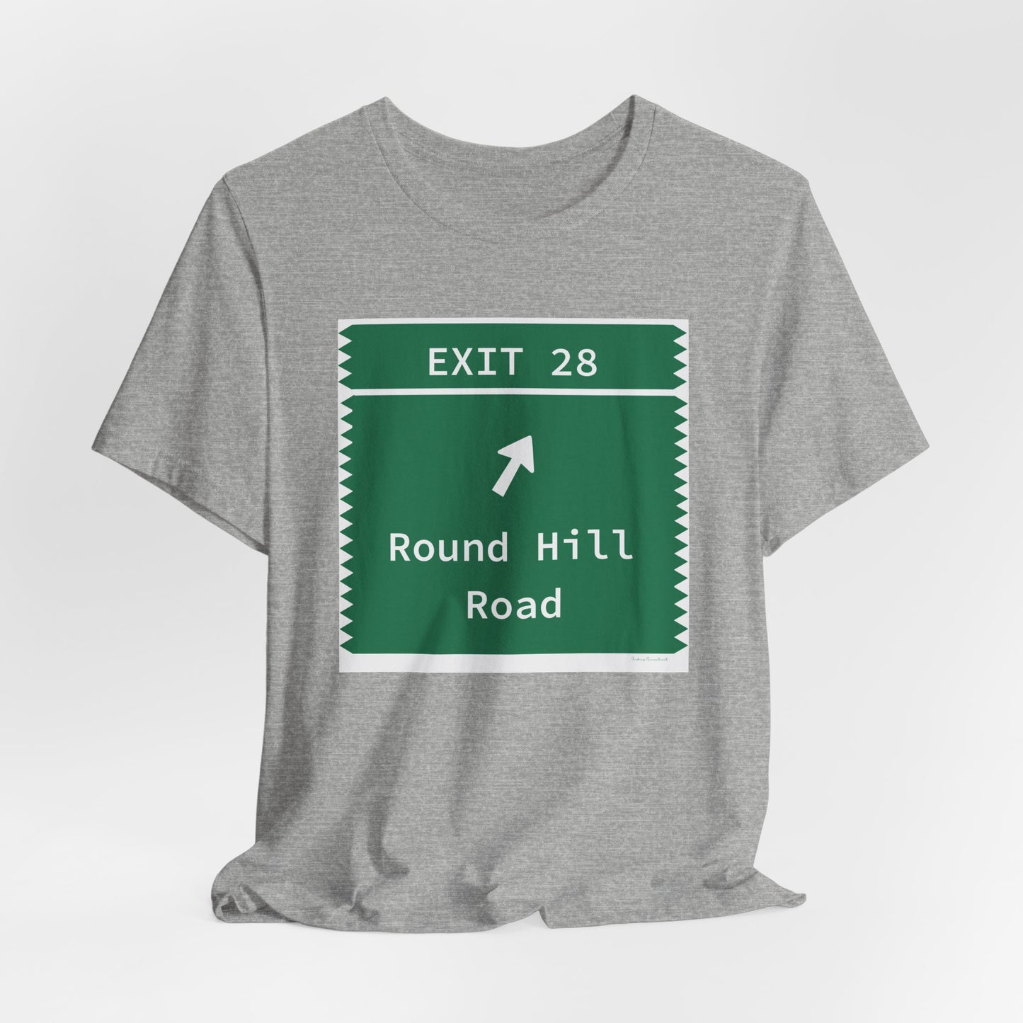 Vintage Merritt Parkway Exit 28 Sign Unisex Jersey Short Sleeve T-Shirt