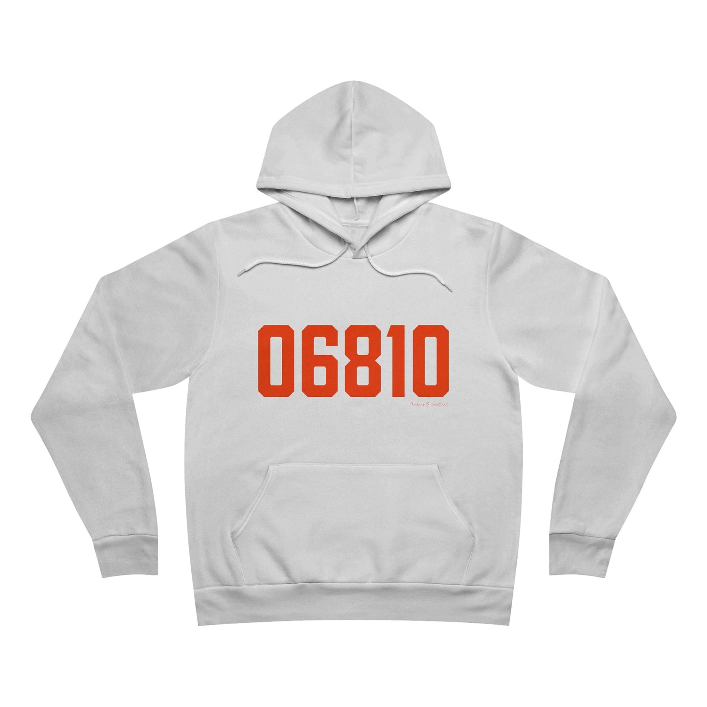 06810 Danbury Connecticut Zip Code Unisex Sponge Fleece Pullover Hoodie Sweatshirt