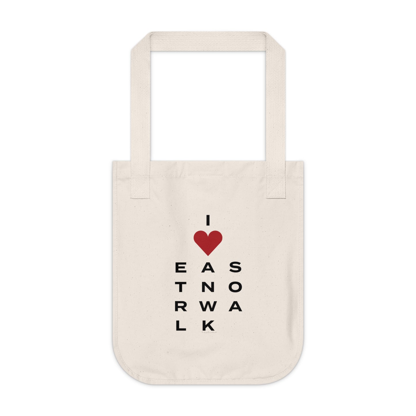 East Norwalk Vision Organic Canvas Tote Bag