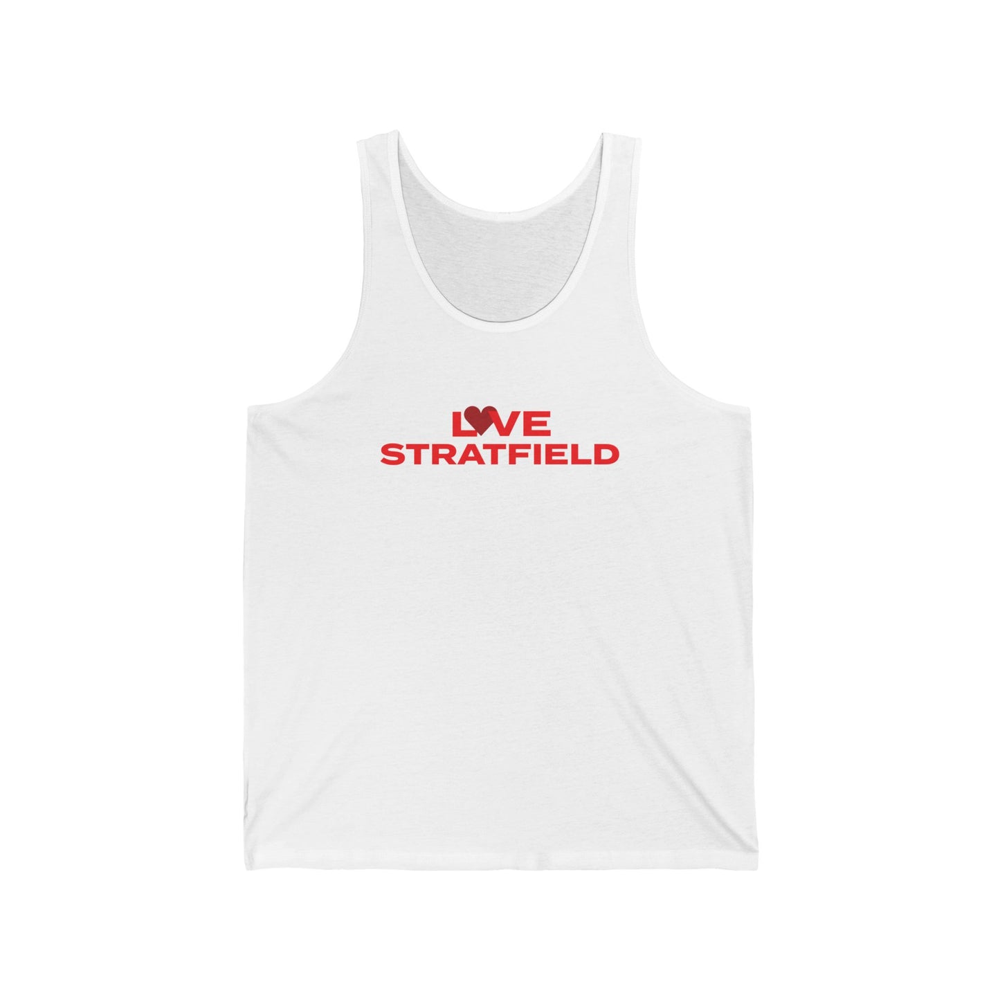 Love Stratfield Unisex Jersey Tank Top