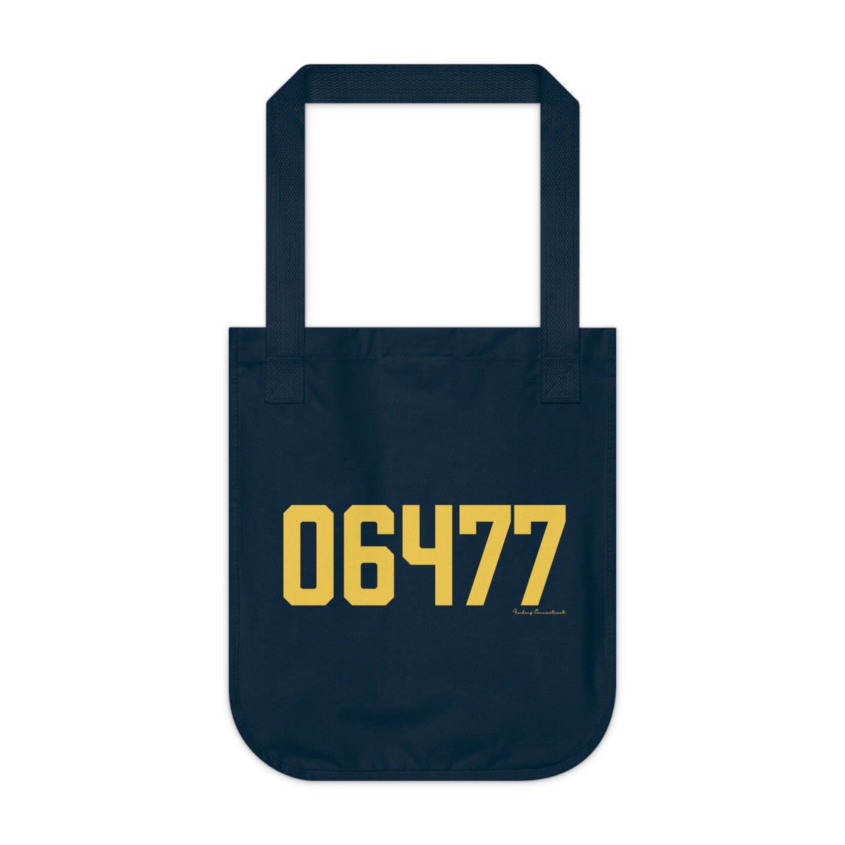 06477 Orange Connecticut Zip Code Organic Canvas Tote Bag