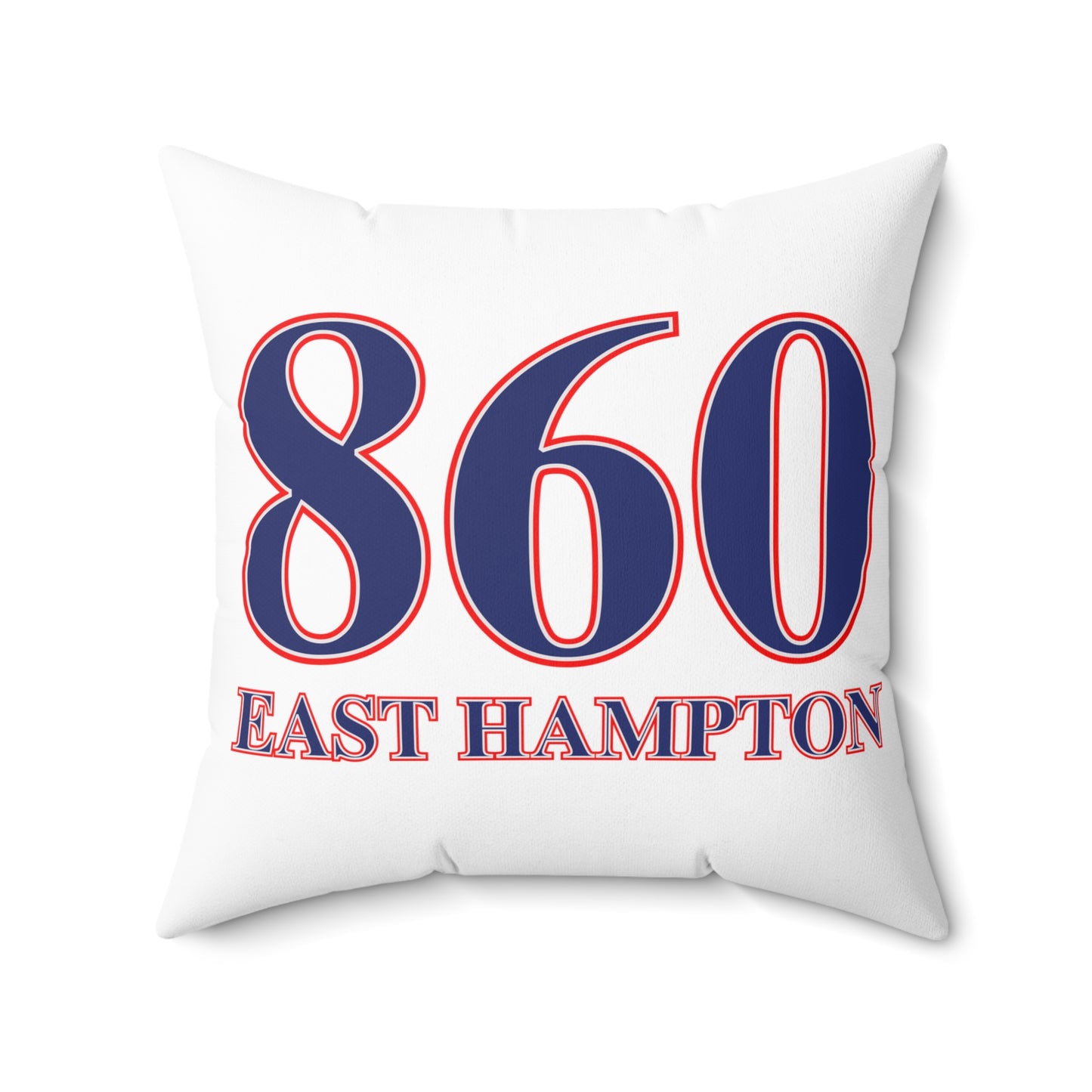 860 East Hampton Red, White & Blue Spun Polyester Square Pillow