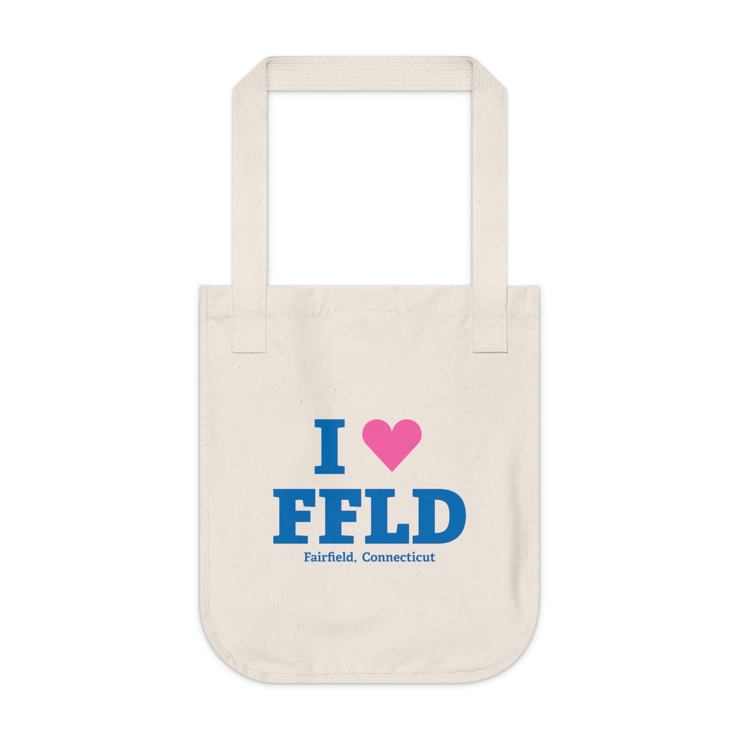 I Heart FFLD Organic Canvas Tote Bag
