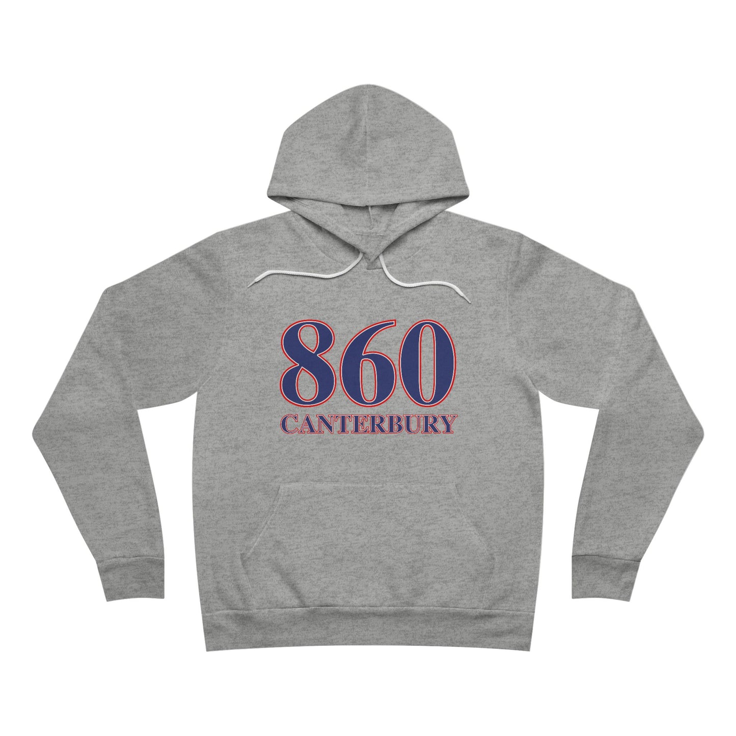 860 Canterbury Red White & Blue Unisex Sponge Fleece Pullover Hoodie