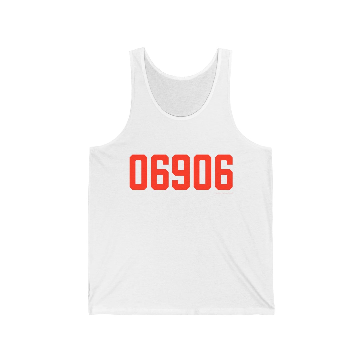 06906 Stamford Connecticut Zip Code Unisex Jersey Tank Top