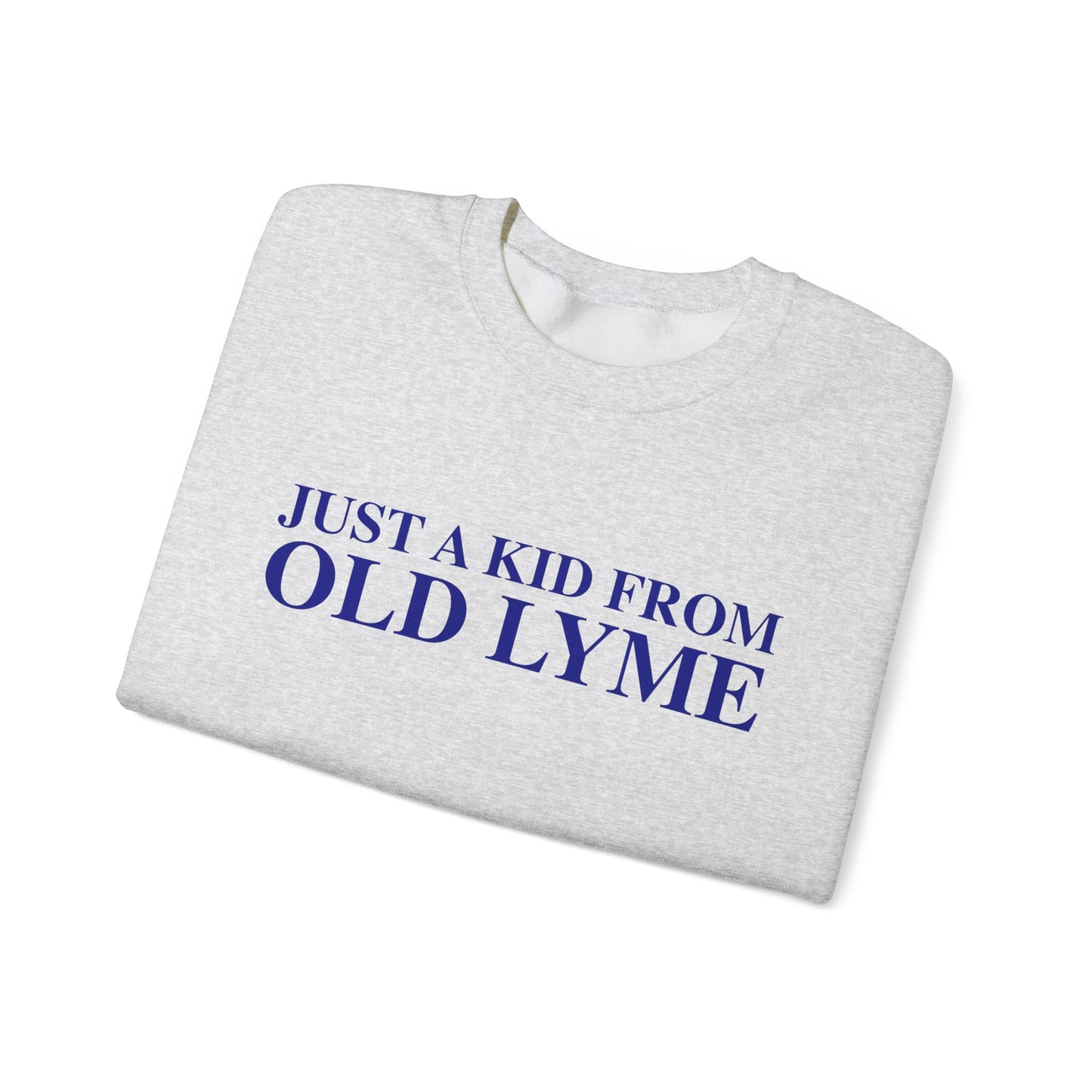 Just a kid from Old Lyme Unisex Heavy Blend™ Crewneck Sweatshirt