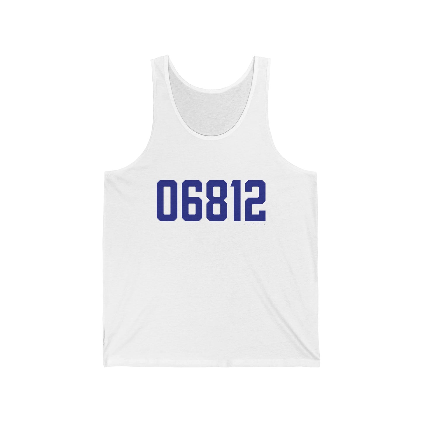 06812 New Fairfield Connecticut Zip Code Unisex Jersey Tank Top