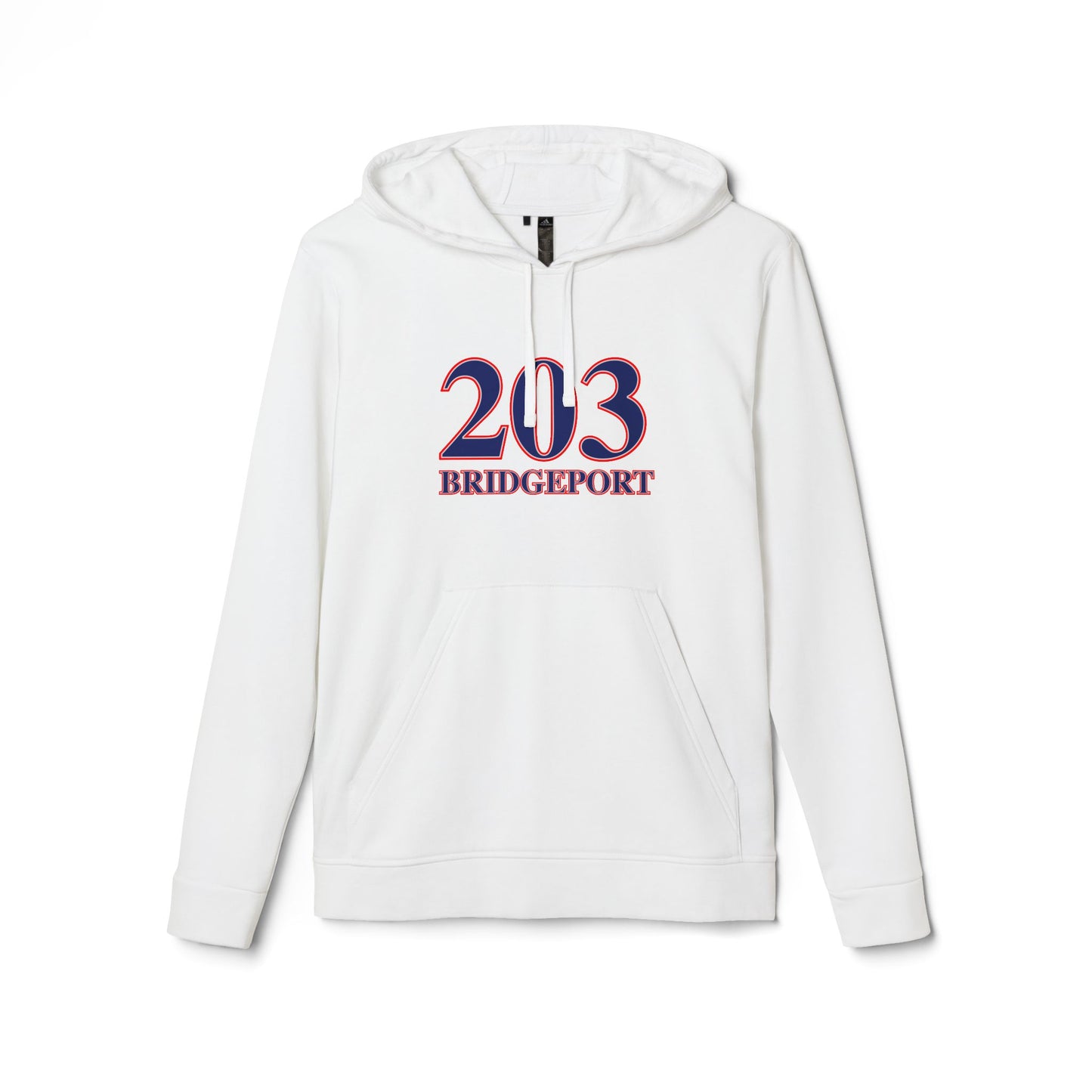 203 Bridgeport Red, White & Blue adidas Unisex Fleece Hoodie