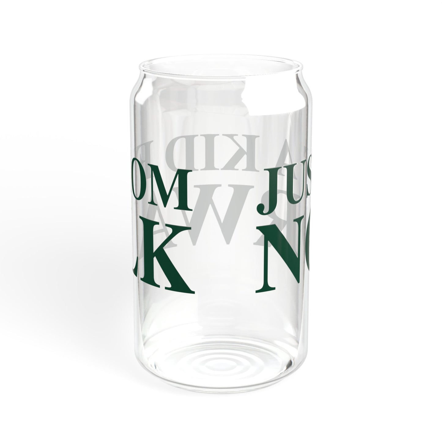 Just a kid from Norwalk Sipper Glass, 16oz