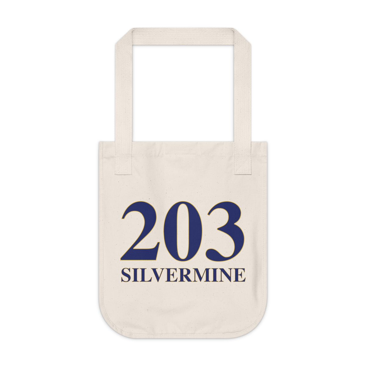 203 Silvermine Organic Canvas Tote Bag