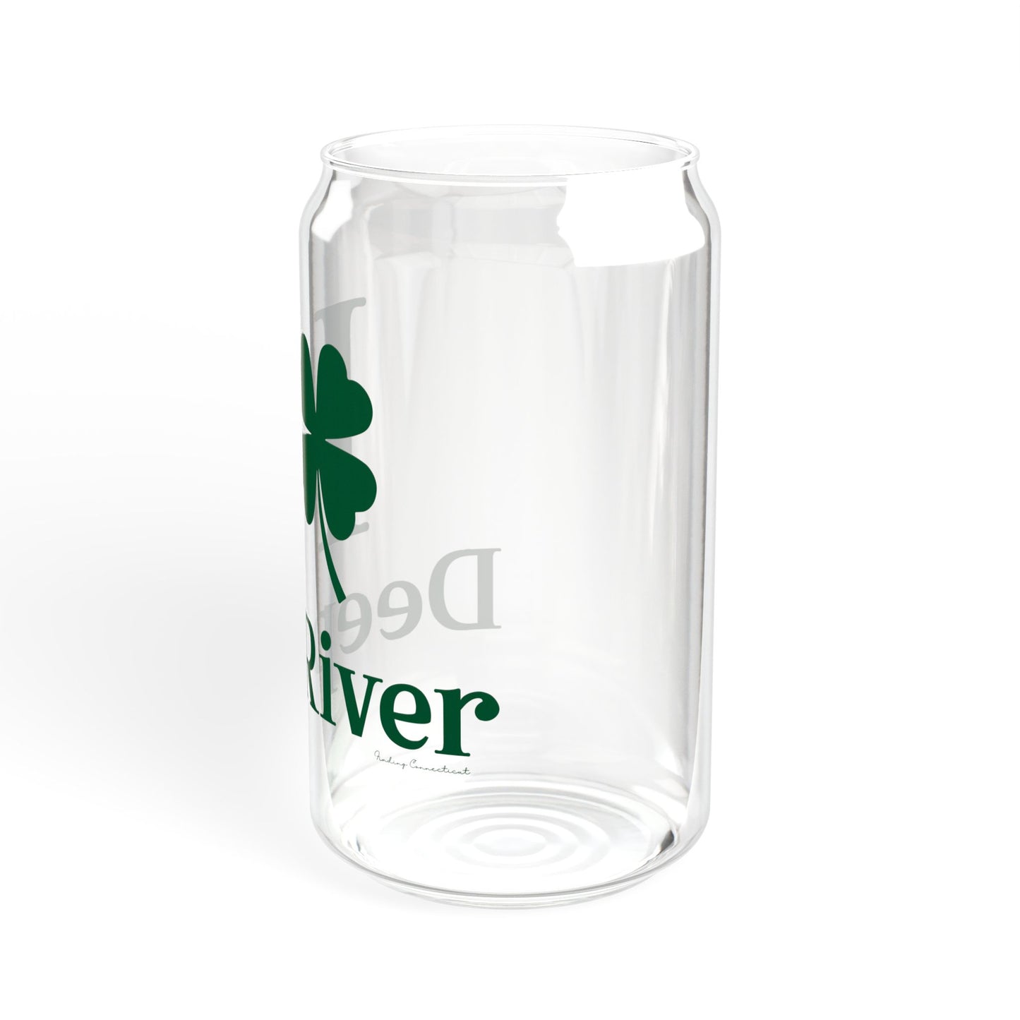 I Clover Deep River Sipper Glass, 16oz