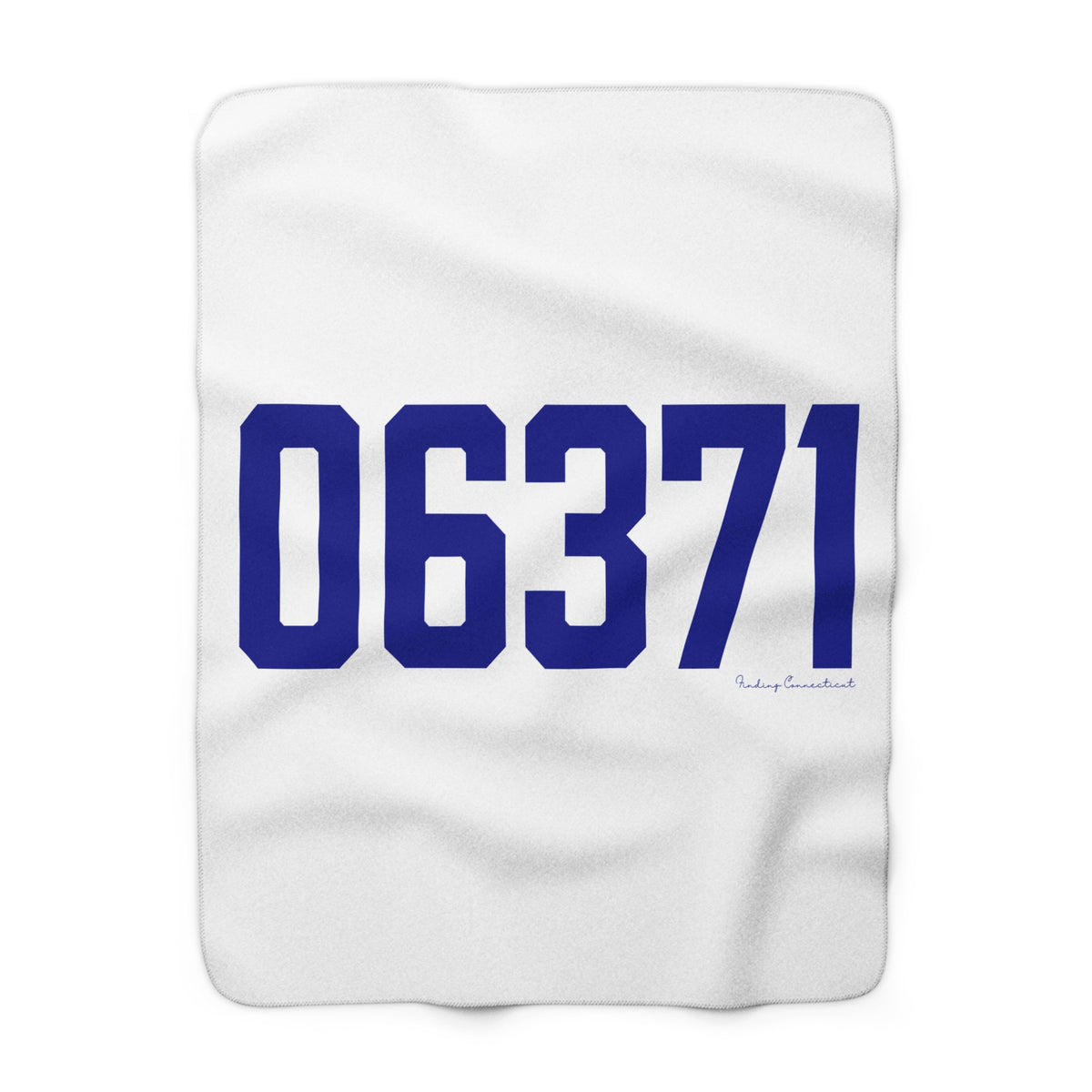 06371 Lyme Connecticut Zip Code Sherpa Fleece Blanket