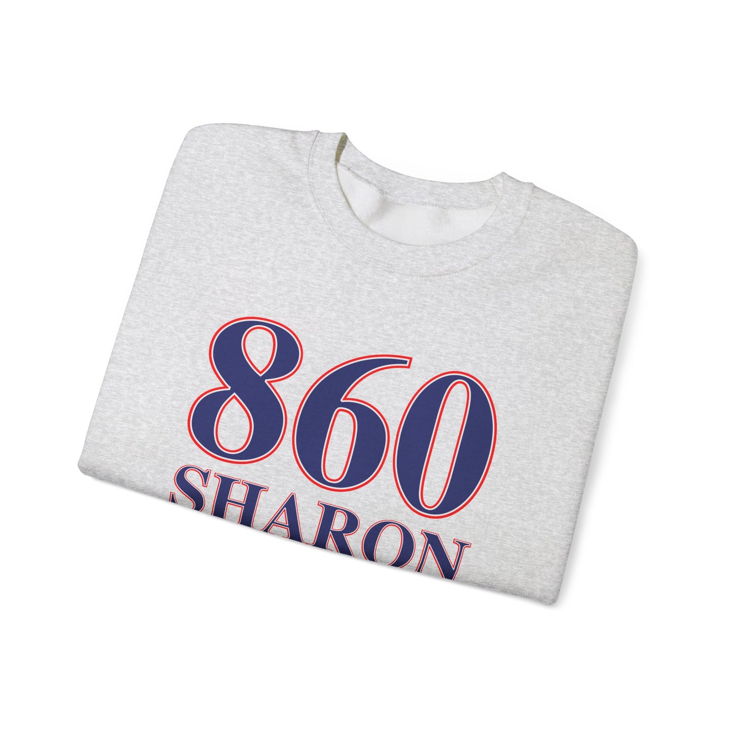 860 Sharon Red White & Blue Unisex Heavy Blend™ Crewneck Sweatshirt