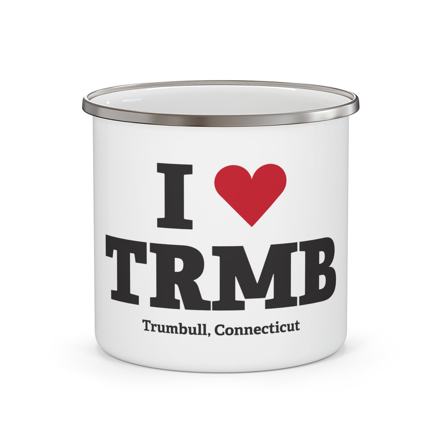 I Heart TRMB Enamel Camping Mug