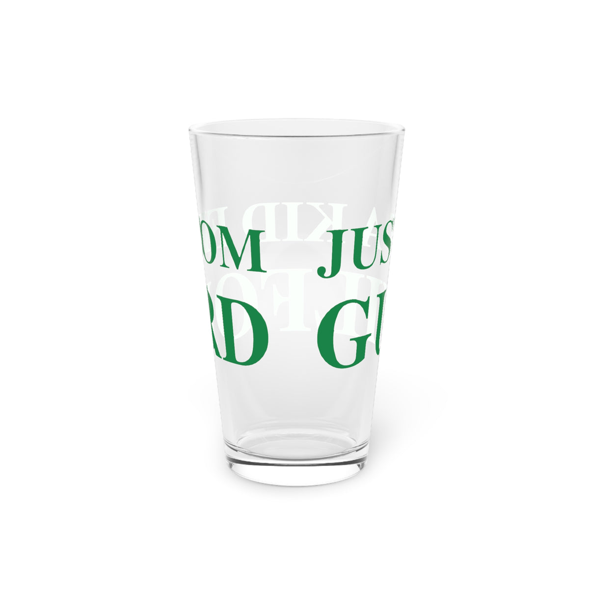 Just a kid from Guilford Pint Glass, 16oz