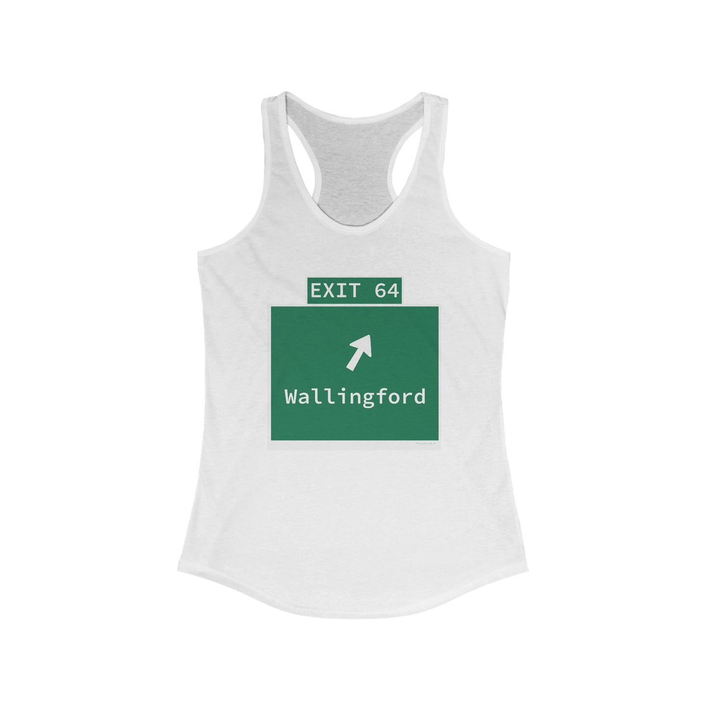 Vintage WCP Exit 64 Sign Women's Ideal Racerback Tank Top