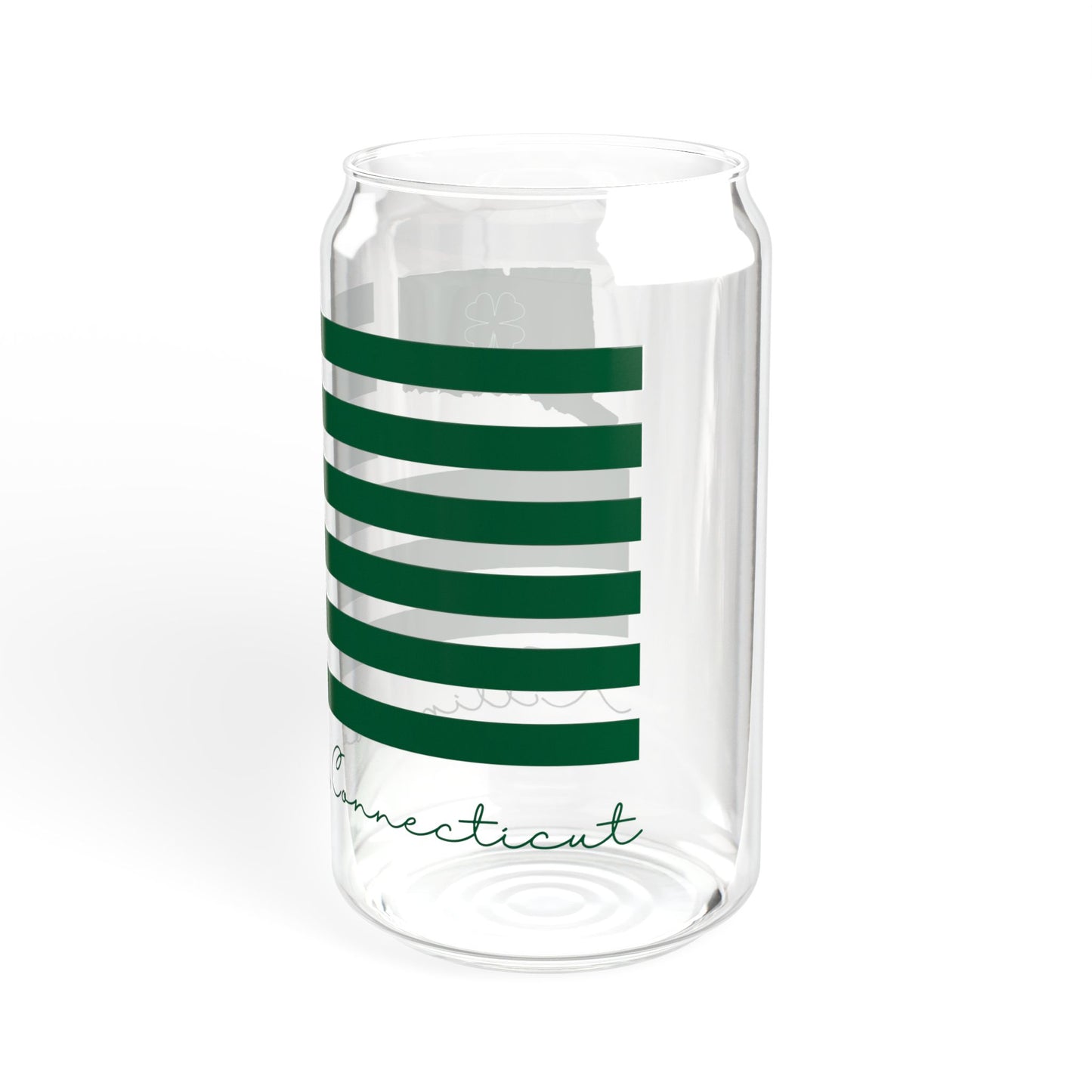 Killingly Connecticut St. Patrick’s Day Flag Sipper Glass, 16oz