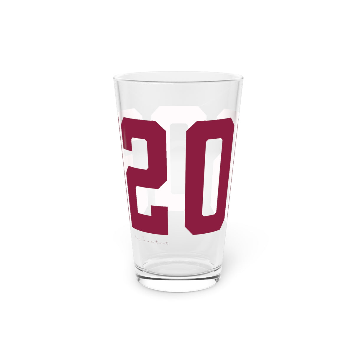 06032 Farmington Connecticut Zip Code Pint Glass, 16oz