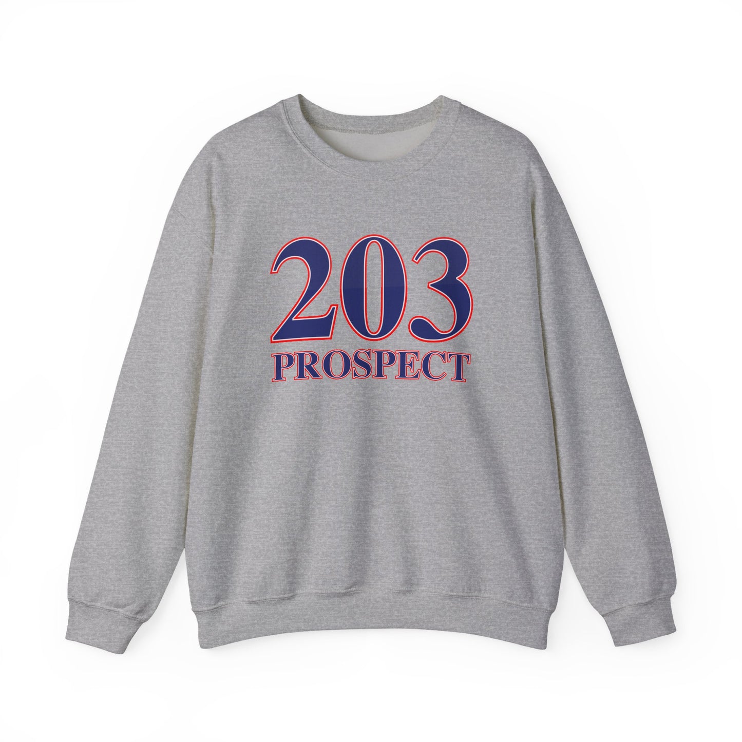 203 Prospect Red White & Blue Unisex Heavy Blend™ Crewneck Sweatshirt