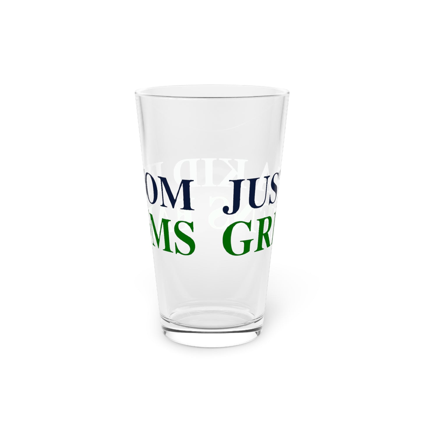 Just a kid from Greens Farms Pint Glass, 16oz