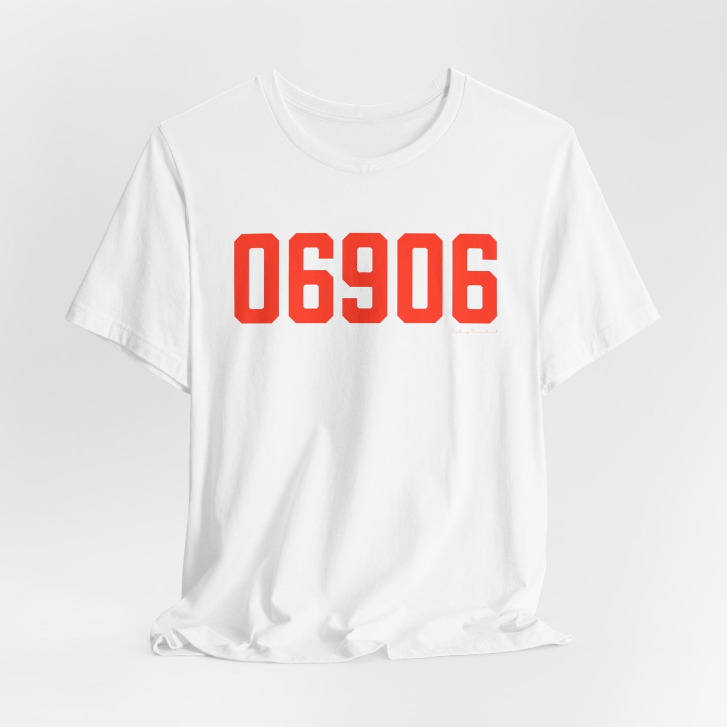 06906 Stamford Connecticut Zip Code Unisex Jersey Short Sleeve T-Shirt
