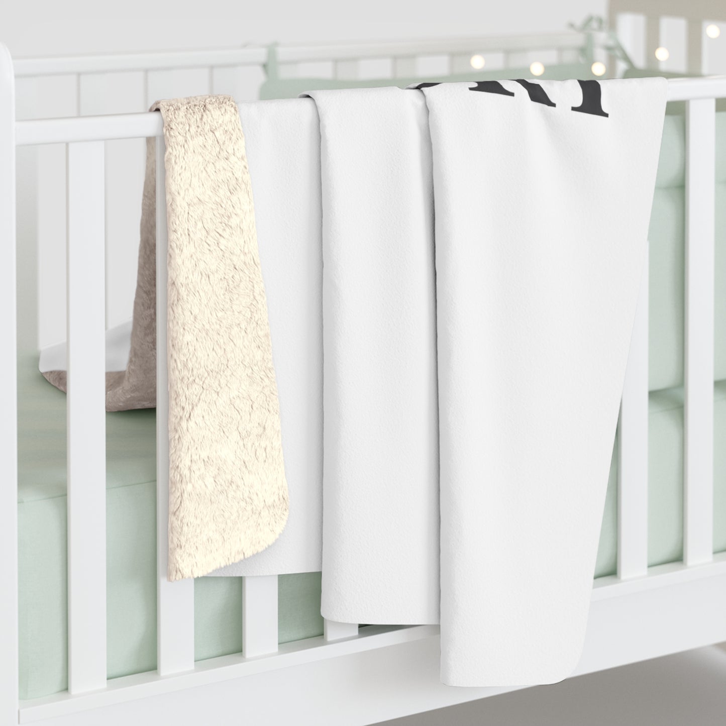 Just a kid from Bridgeport Sherpa Fleece Blanket