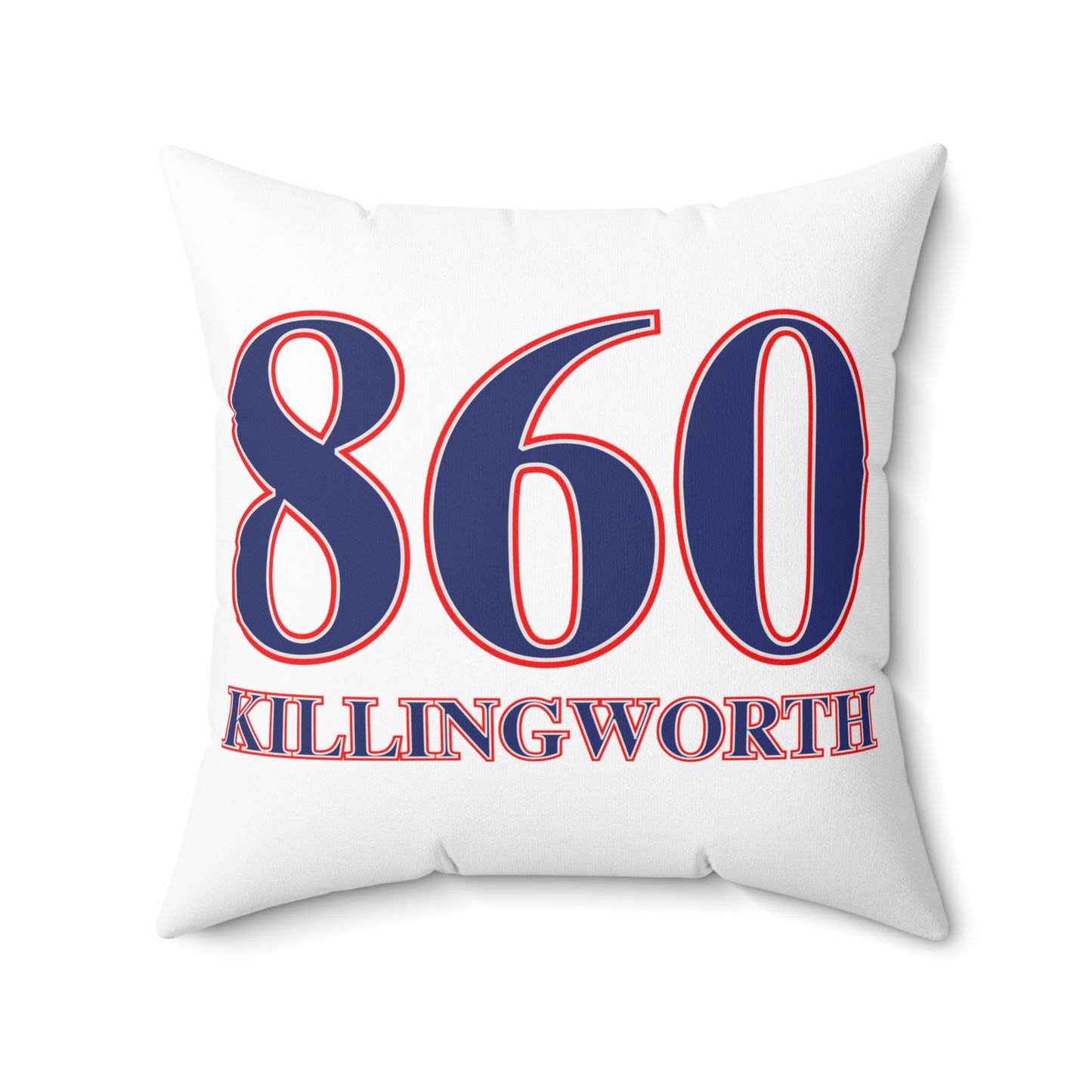 860 Killingworth Red, White & Blue Spun Polyester Square Pillow