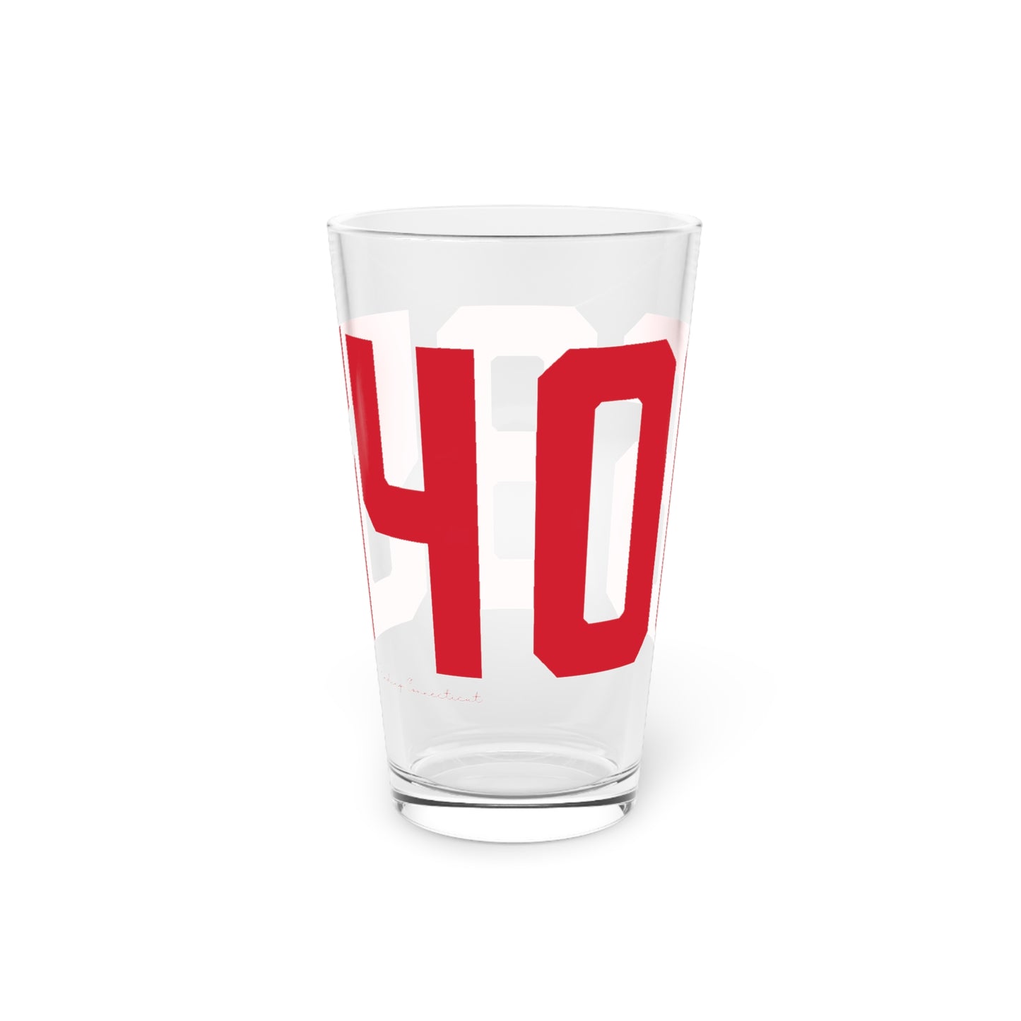 06854 Norwalk Connecticut Zip Code Pint Glass, 16oz