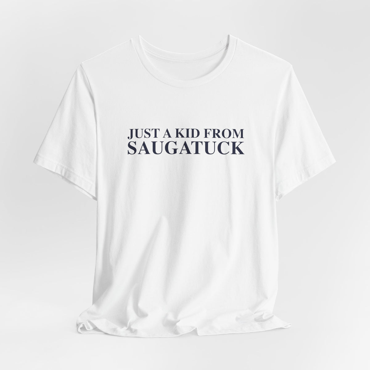 Just a kid from Saugatuck Unisex Jersey Short Sleeve T-Shirt