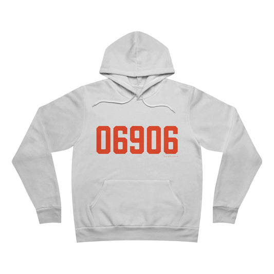 06906 Stamford Connecticut Zip Code Unisex Sponge Fleece Pullover Hoodie Sweatshirt