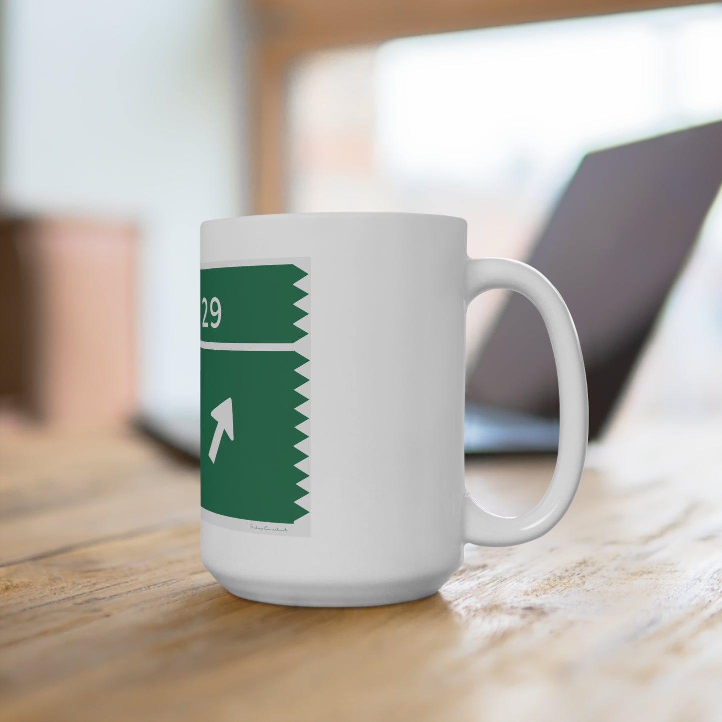 Vintage Merritt Parkway Exit 29 Sign Mug 15oz