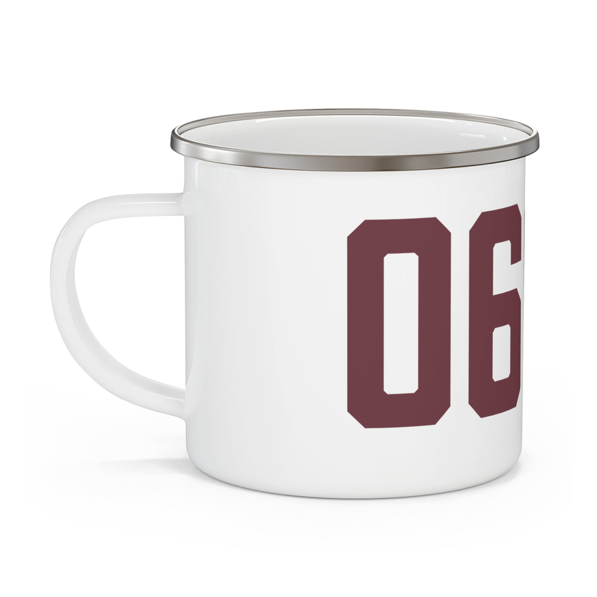 06051 New Britain Connecticut Zip Code Enamel Camping Mug