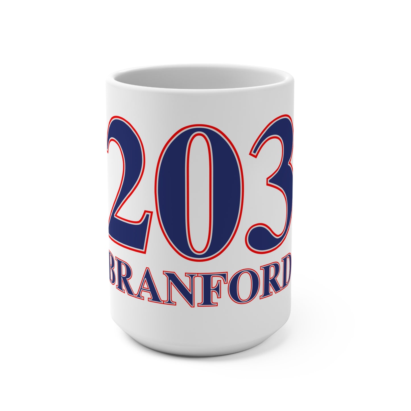 203 Branford Red White & BlueMug 15oz