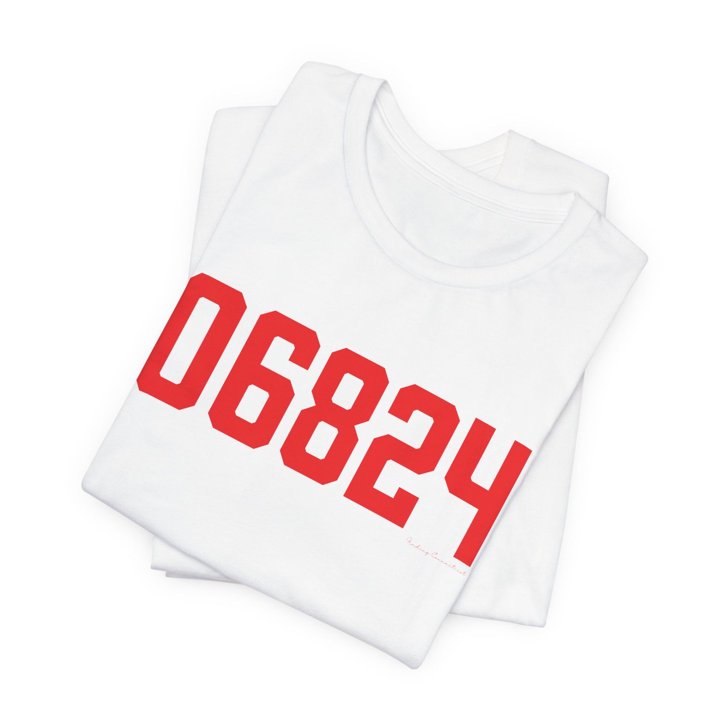 06824 Fairfield Connecticut Zip Code Unisex Jersey Short Sleeve T-Shirt